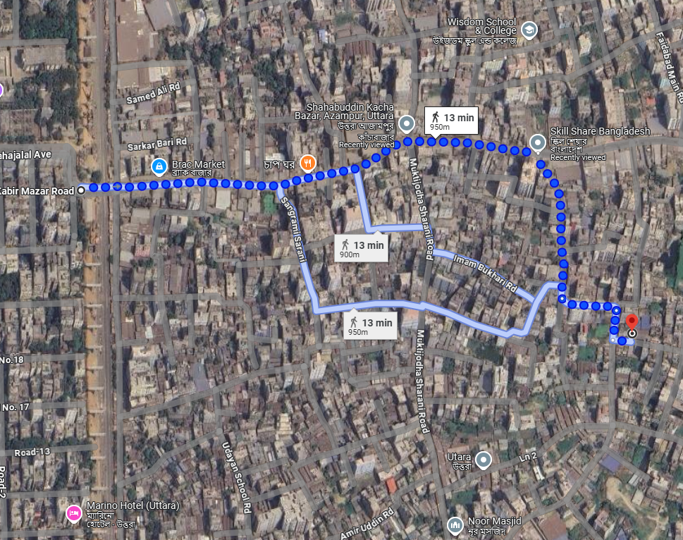 13 minutes from Uttara Sector 4